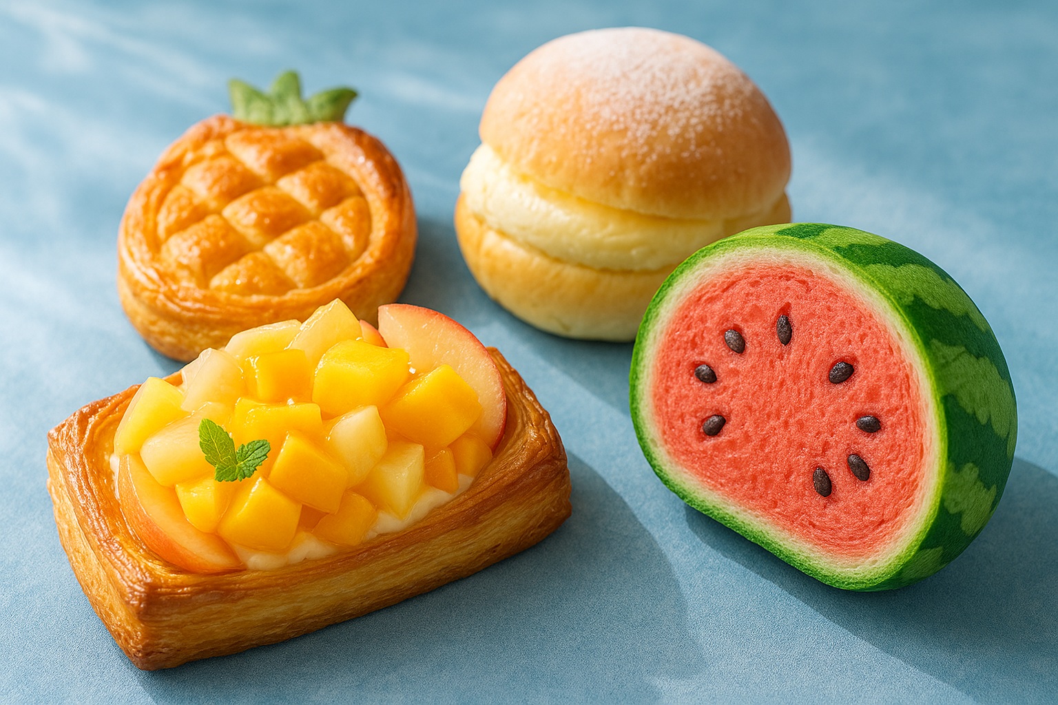 夏のパンの美しさに感動！涼やかでフルーツたっぷりの限定パン特集