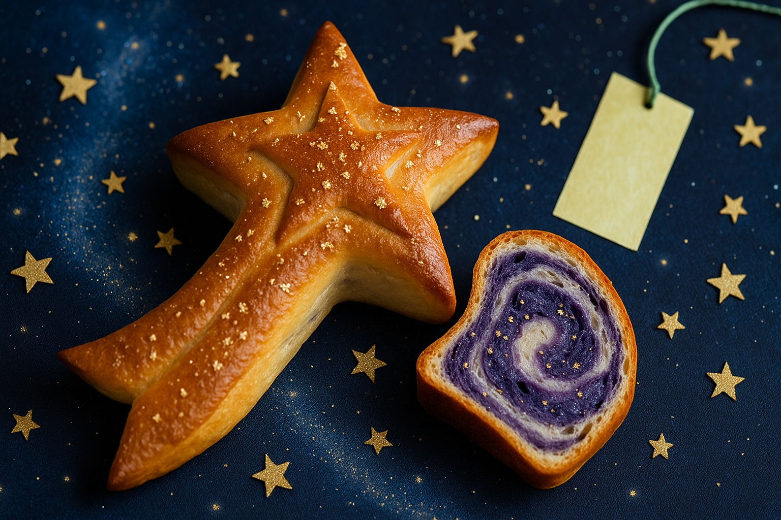 七夕に映える流星パンの作り方アイデア【令和7年7月7日限定】