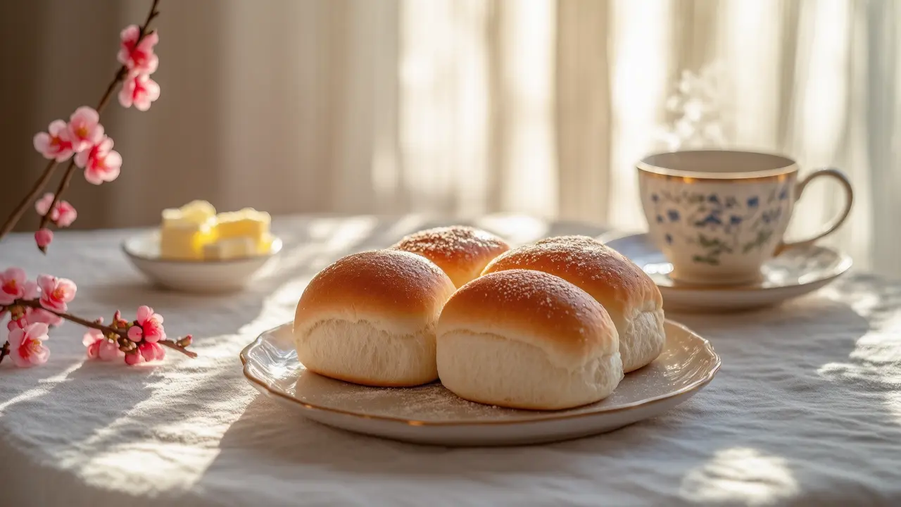 まん丸でかわいい！はちみつ漬け梅干しのちぎりパン