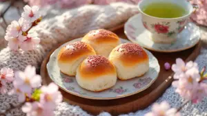 まん丸でかわいい！はちみつ漬け梅干しのちぎりパン_02