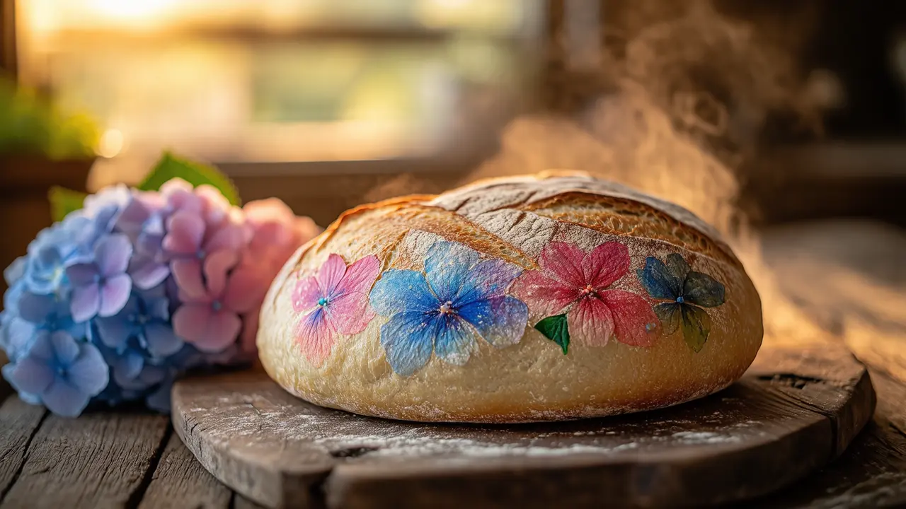 「誕生日に贈るパンのプレゼント」で感動！サワードウ・ペインティングの作り方_0