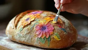 「誕生日に贈るパンのプレゼント」で感動！サワードウ・ペインティングの作り方_1