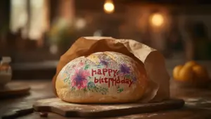 「誕生日に贈るパンのプレゼント」で感動！サワードウ・ペインティングの作り方_6