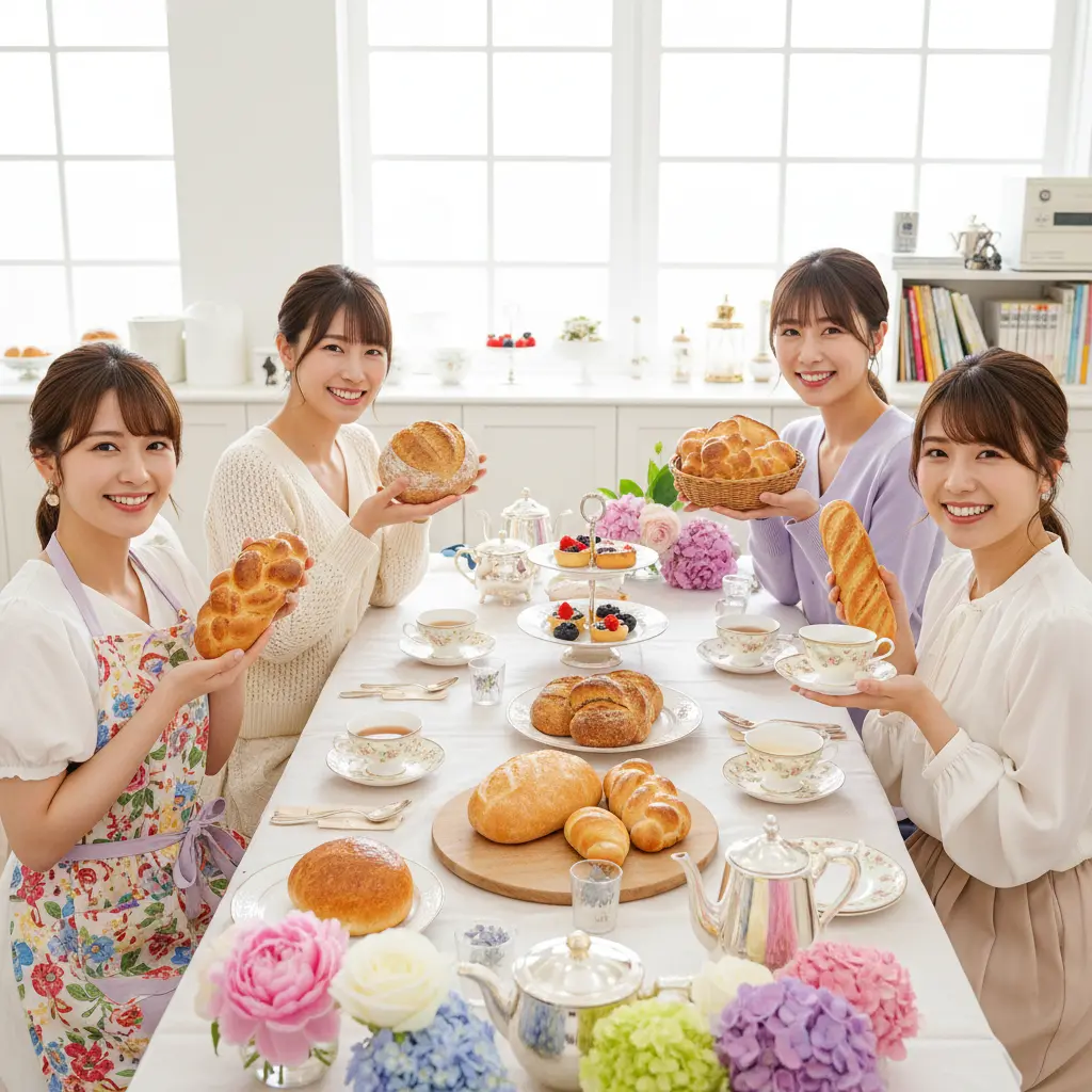 季節の食材で開催！女子会パン手作り教室で楽しむアフタヌーンティー体験_4