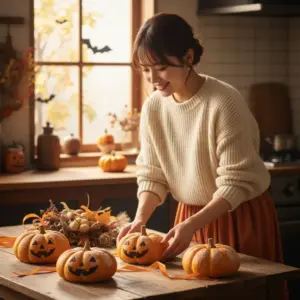 かぼちゃパンの成形テクニックで魅せる！ハロウィン手作りアイデア_01