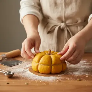 かぼちゃパンの成形テクニックで魅せる！ハロウィン手作りアイデア_1
