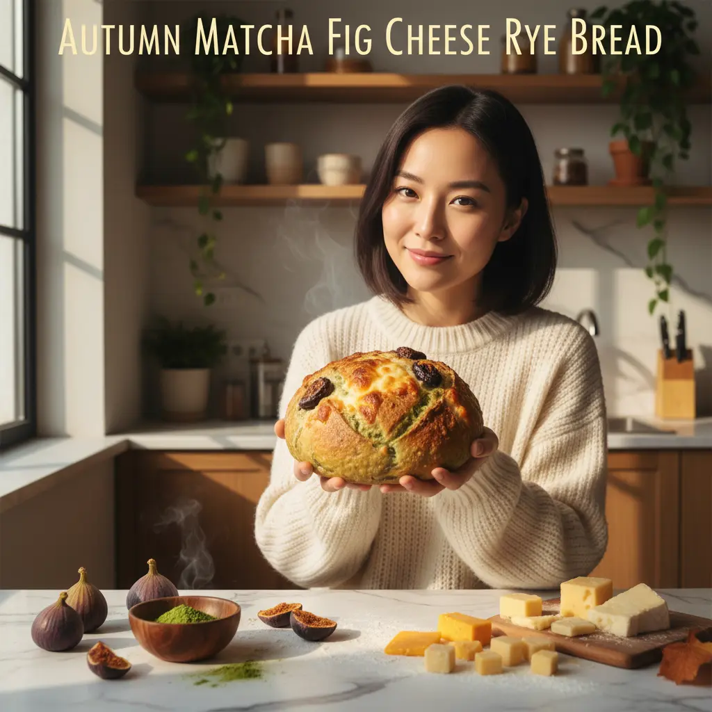 抹茶×いちじく×チーズの秋風ライ麦パンで香るおうちカフェ体験_1