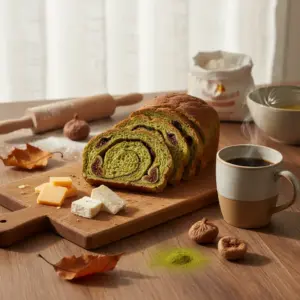 抹茶×いちじく×チーズの秋風ライ麦パンで香るおうちカフェ体験_2