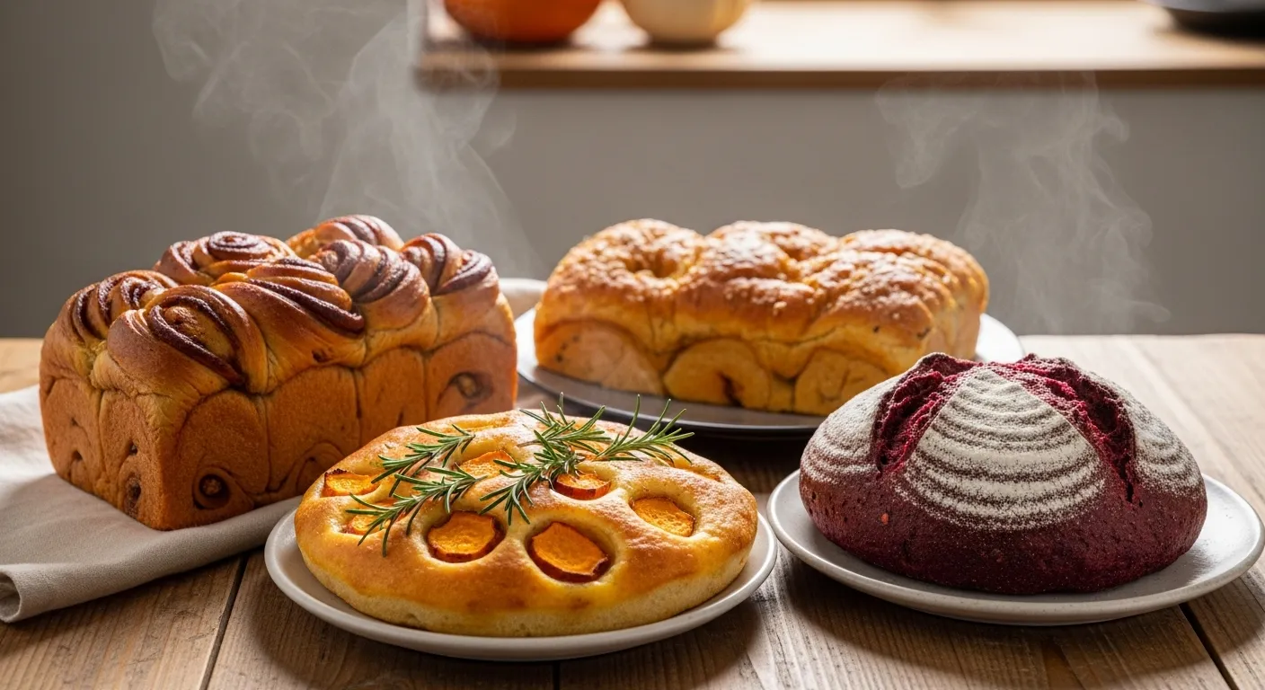 秋のトレンドパン3種解説｜カボチャ・サツマイモ・ビーツで魅せるベーカリーメニュー_1